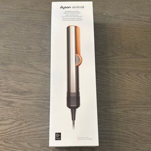 Dyson AirStrait Hair Dryer - Silver and Orange